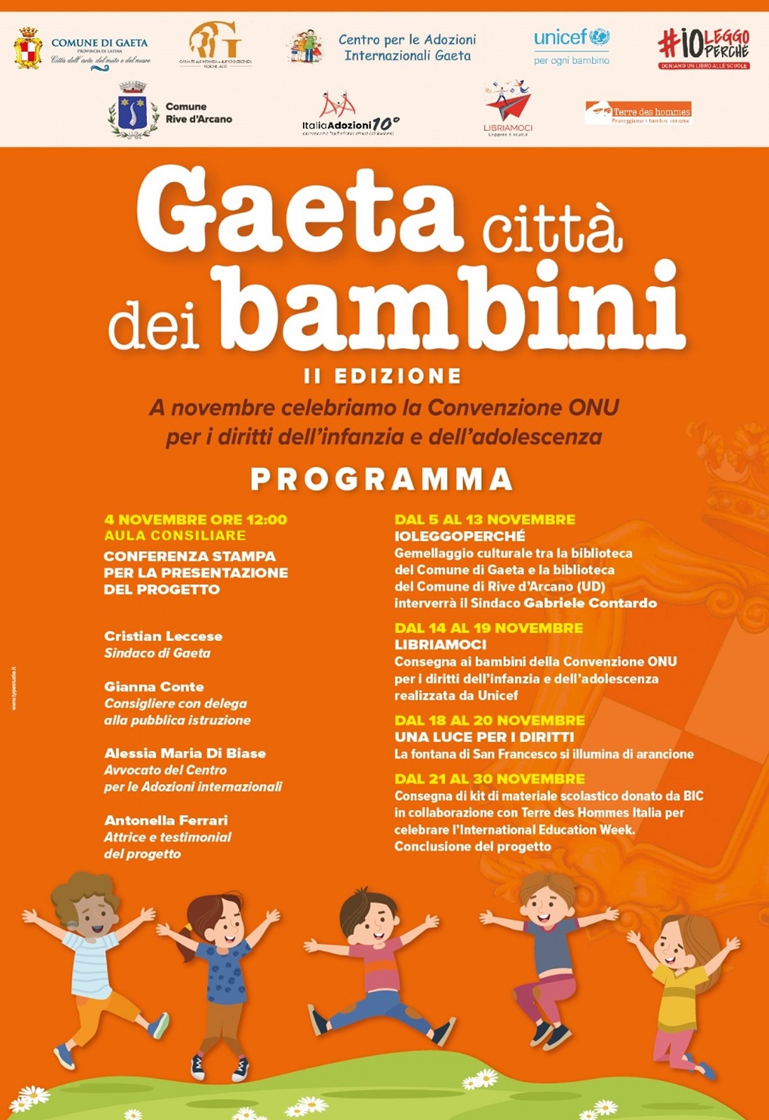 GAETA, città dei bambini